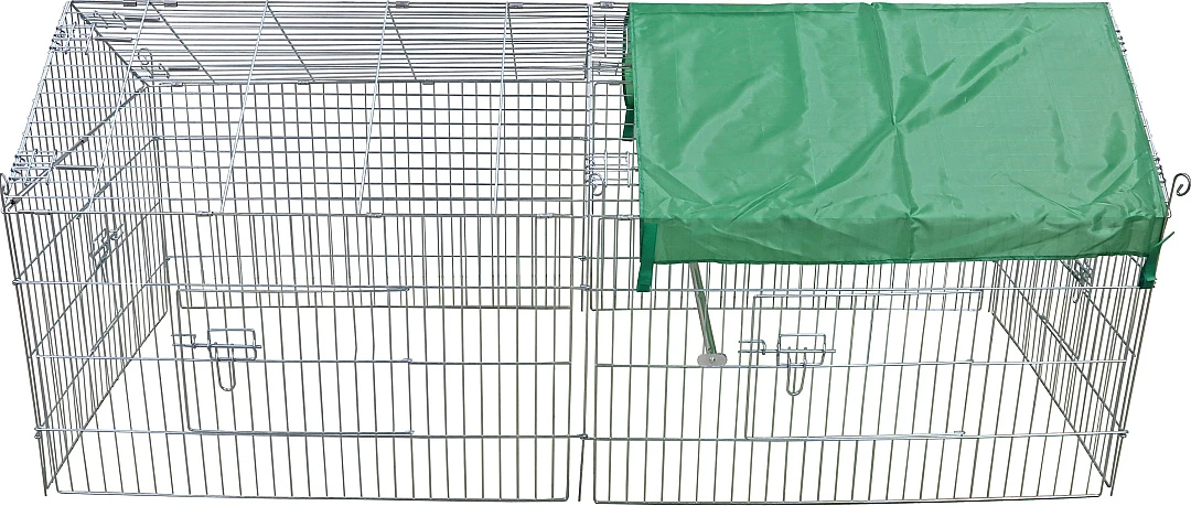 Boon Draadren Puntdak Met Zonnedoek 180 X 75 X 75 Cm 2 Boon Draadren Puntdak Met Zonnedoek 180 X 75 X 75 Cm - Afbeelding 2