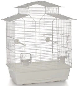 Beeztees Vogelkooi Iza 2 Pagode Wit