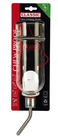 Classic Glazen Drinkfles -Dierenwereld Aanbiedingen Winkel 0800217 verp1