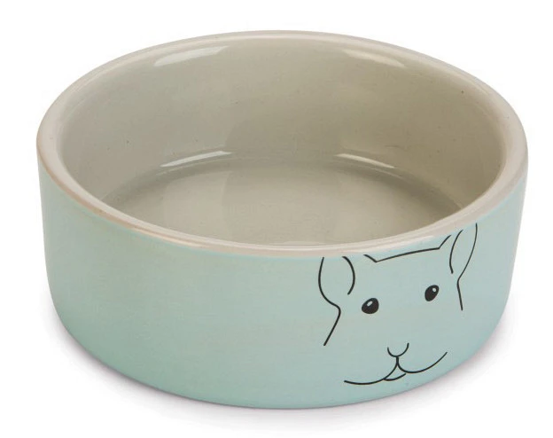 Beeztees Voerbak Cavia Frinca Grijs/mint 1 Beeztees Voerbak Cavia Frinca Grijs/mint