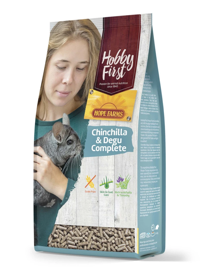 HobbyFirst Hope Farms Chinchilla & Degu Complete 1,5 Kg 1 HobbyFirst Hope Farms Chinchilla & Degu Complete 1,5 Kg