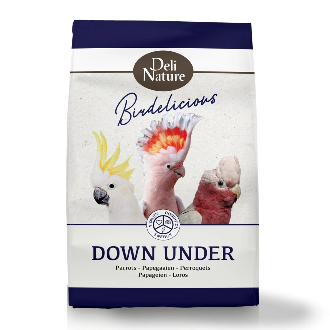 Deli Nature Birdelicious Papegaaien Down Under 2 Kg 1 Deli Nature Birdelicious Papegaaien Down Under 2 Kg