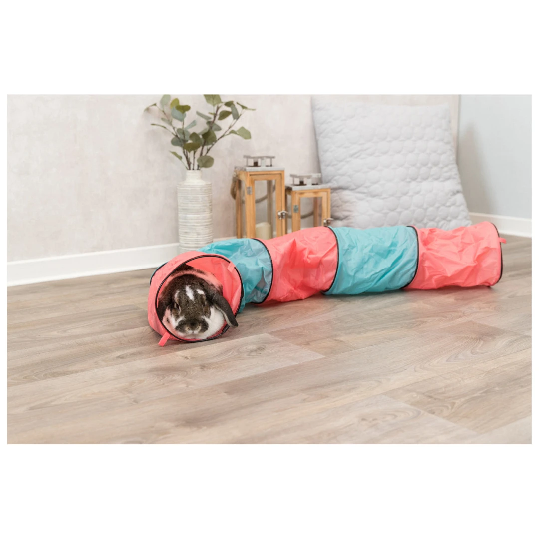 Trixie Speeltunnel Dwergkonijn Assorti 3 Trixie Speeltunnel Dwergkonijn Assorti - Afbeelding 3