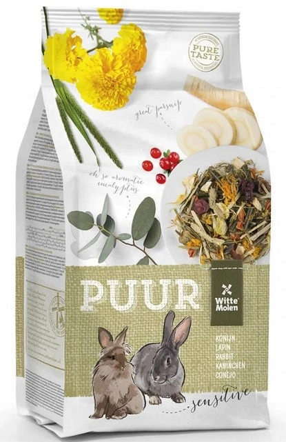 Witte Molen PUUR Konijn Sensitive 3 Kg 1 Witte Molen PUUR Konijn Sensitive 3 Kg