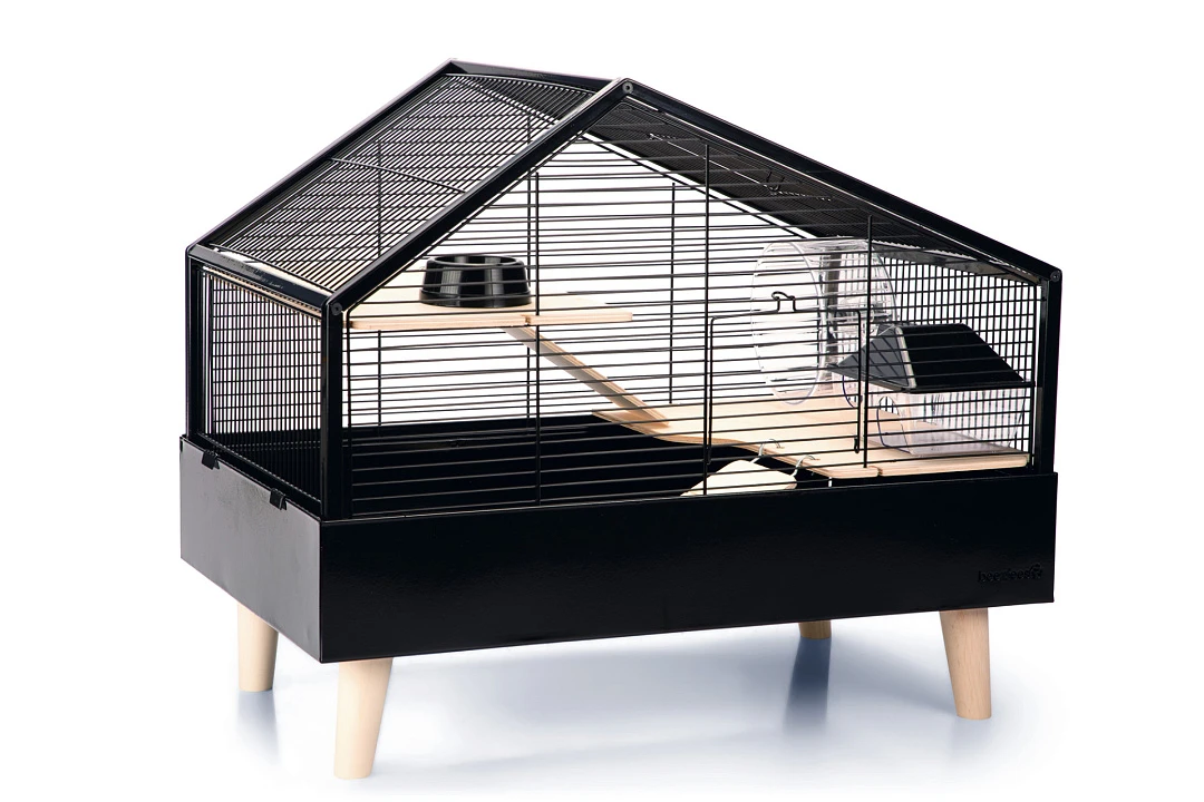 Beeztees Knaagdierkooi Ayaz Zwart 1 Beeztees Knaagdierkooi Ayaz Zwart