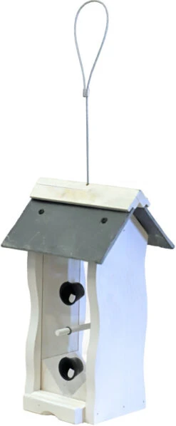 Boon Voedersilo Wit/leisteen -Dierenwereld Aanbiedingen Winkel 8712901069520