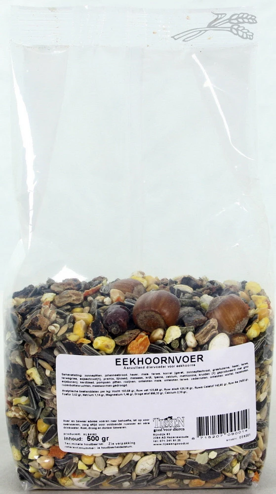 Eekhoornvoer 500 Gr 1 Eekhoornvoer 500 Gr