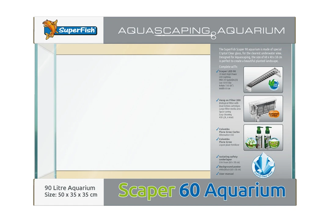 SuperFish Aquarium Scaper 60 2 SuperFish Aquarium Scaper 60 - Afbeelding 2