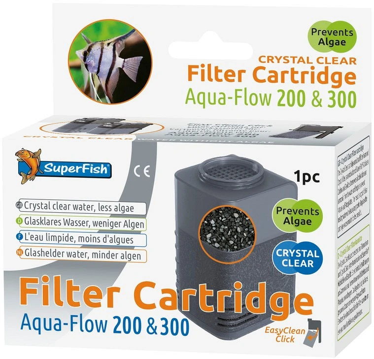 SuperFish Aqua-Flow 200/300 Crystal Clear Cartridge 1 St 1 SuperFish Aqua-Flow 200/300 Crystal Clear Cartridge 1 St