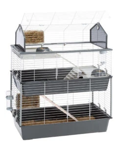Ferplast Knaagdierkooi Barn 100 Double Grijs