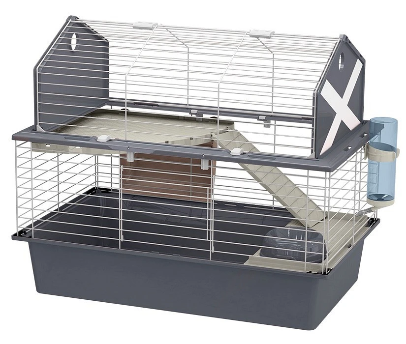Ferplast Knaagdierkooi Barn 80 Grijs 1 Ferplast Knaagdierkooi Barn 80 Grijs