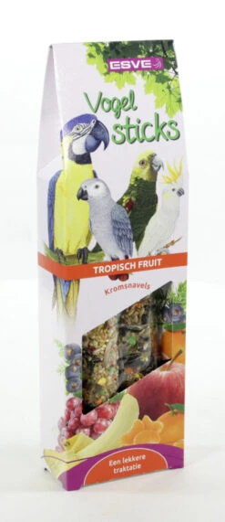 ESVE Vogelsticks Papegaai Tropisch Fruit 2 St