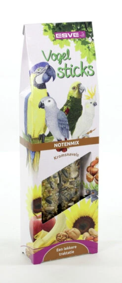 ESVE Vogelsticks Papegaai Noten Mix 2 St