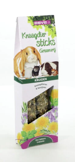 ESVE Knaagdiersticks Kruiden Graanvrij 2 St