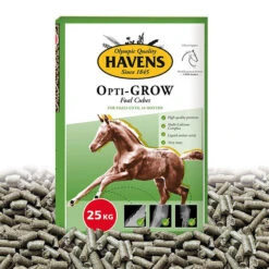 Havens Opti-GROW Veulenkorrel 25 Kg