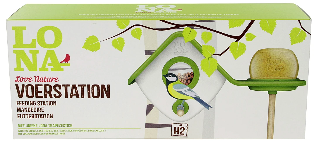 Lona Voerstation H2 Groen 2 Lona Voerstation H2 Groen - Afbeelding 2